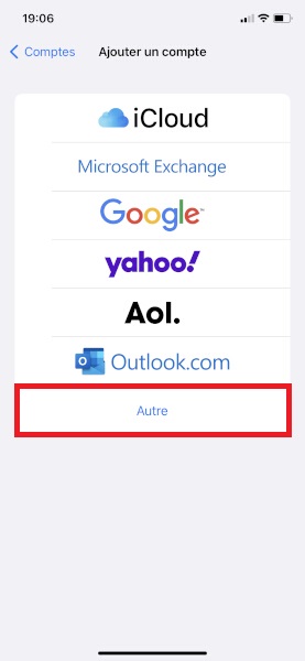 Comment ajouter un autre compte e-mail ?