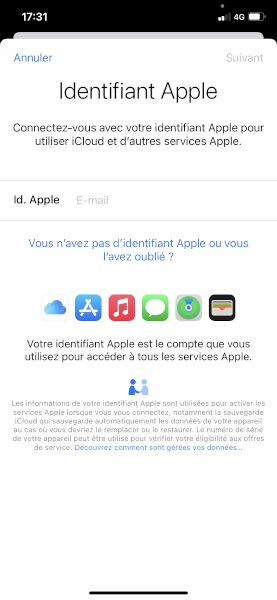 Comment créer ou connecter un compte Apple ?