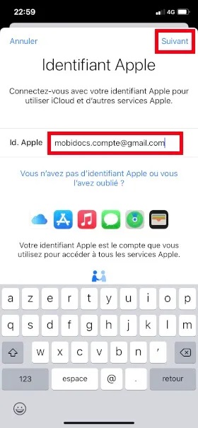Comment créer ou connecter un compte Apple ?