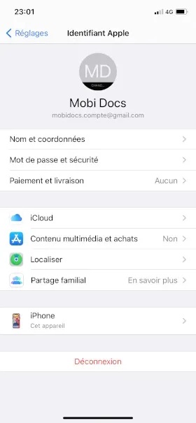 Comment créer ou connecter un compte Apple ?
