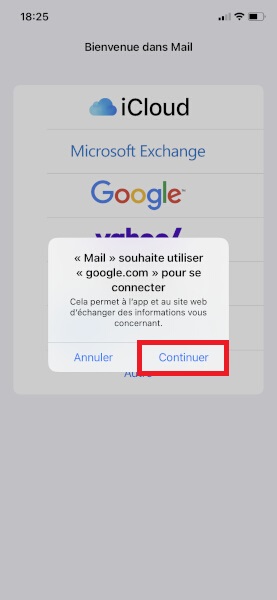 Configuration d’un compte e-mail