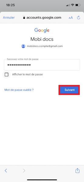 Configuration d’un compte e-mail