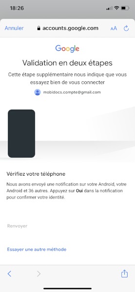 Configuration d’un compte e-mail