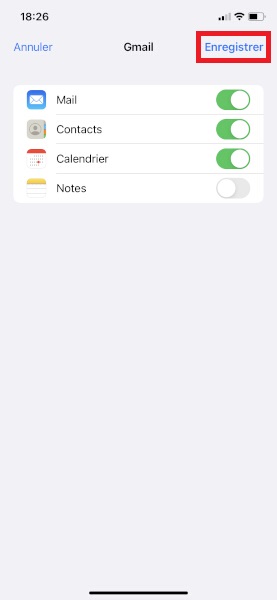 Configuration d’un compte e-mail