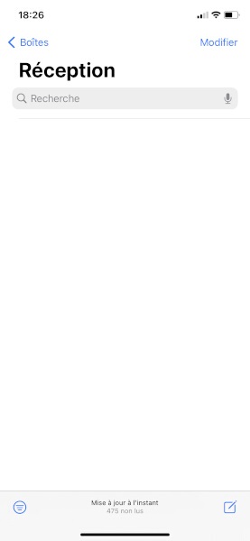 Configuration d’un compte e-mail