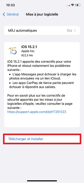 Comment mettre à jour la version logicielle ?