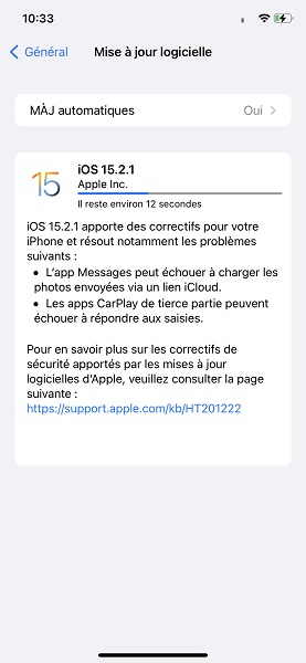 Comment mettre à jour la version logicielle ?