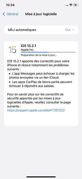 Comment mettre à jour la version logicielle ?