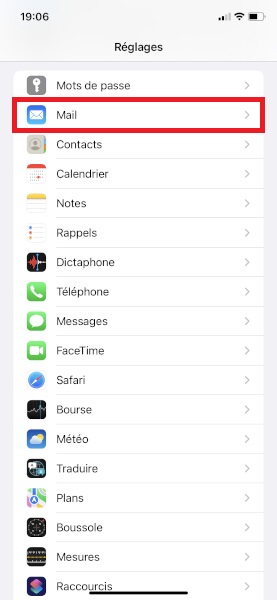 Supprimer un compte e-mail sur iPhone