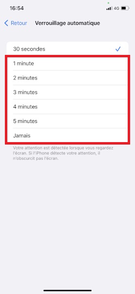 Changer le délai de mise en veille ?