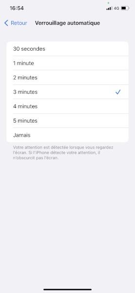 Changer le délai de mise en veille ?