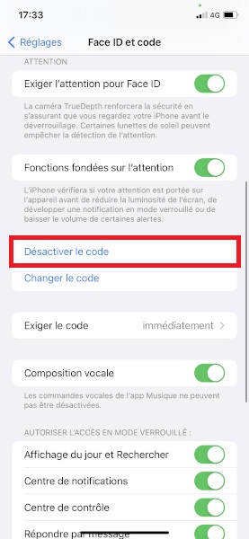 Comment supprimer son écran de déverrouillage iPhone ?