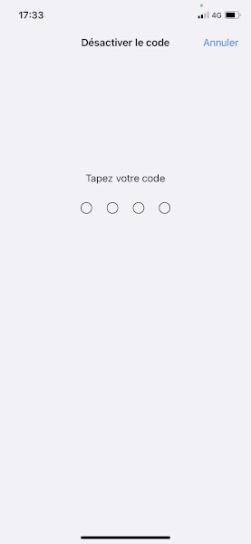 Comment supprimer son écran de déverrouillage iPhone ?