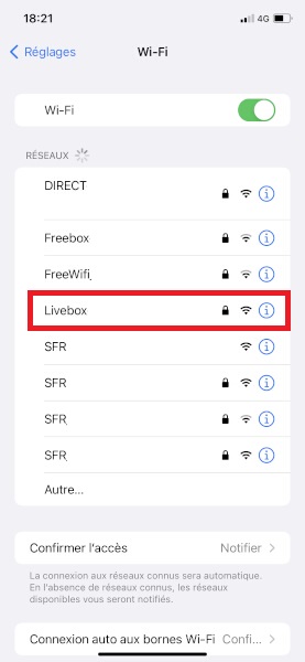 Comment connecter le Wi-Fi ?
