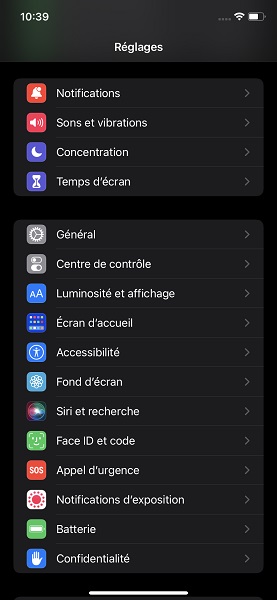Programmer le mode sombre automatiquement