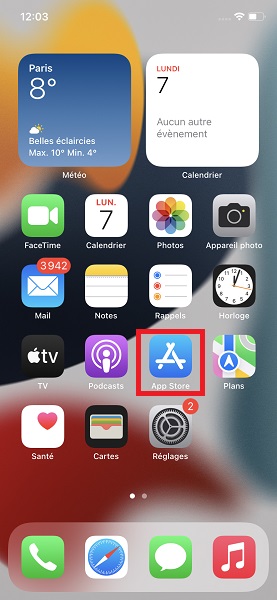 Ajouter un widget batterie sur l’écran d’accueil