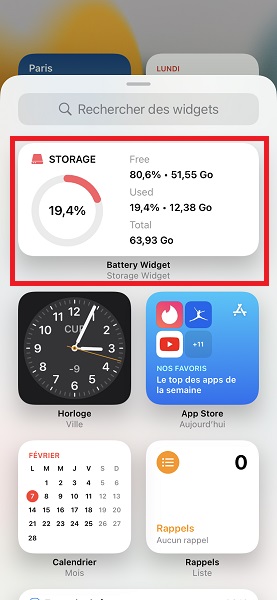 Ajouter un widget batterie sur l’écran de verrouillage