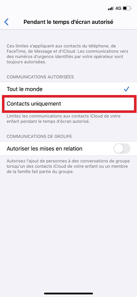 Apps toujours autorisées