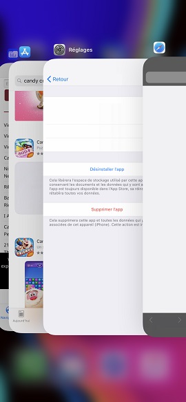 Afficher les applications ouvertes