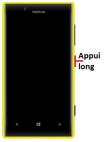 Comment allumer le Nokia Lumia 720 ?