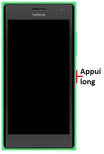 Comment allumer le Nokia Lumia 735 ?