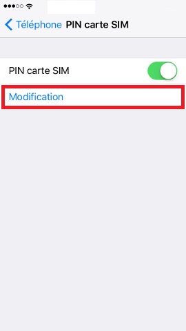 Modifier le code PIN de la SIM sur Apple iPhone 5