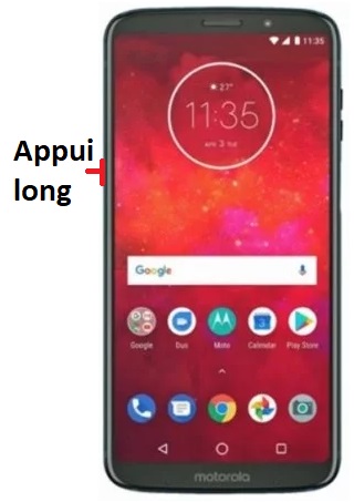 Comment éteindre le Motorola Z3 Play ?