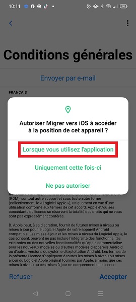 Transférer ses données d’un smartphone Android vers son iPhone.