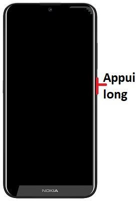 Comment allumer le Nokia 2.2 ?