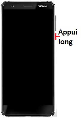 Comment allumer le Nokia 3.1 ?
