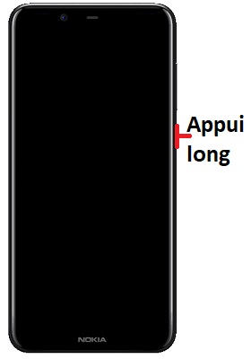 Comment allumer le Nokia 5.1 ?