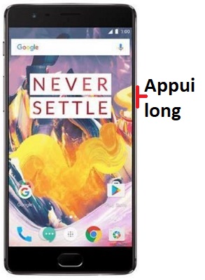 Comment éteindre le OnePlus 3T ?