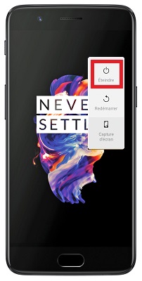 Comment éteindre le OnePlus 5 ?