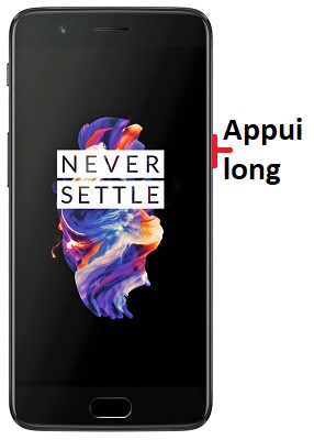 Comment éteindre le OnePlus 5 ?
