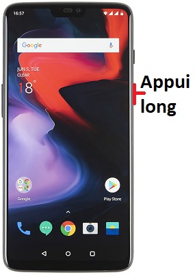 Comment éteindre le OnePlus 6 ?