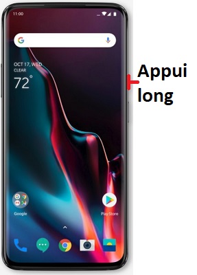 Comment éteindre le OnePlus 7 ?