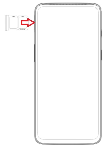 Insérer la carte SIM dans le OnePlus 7T Pro