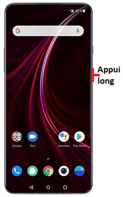 Comment éteindre le OnePlus 8 Pro ?