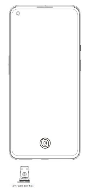 Insérer la carte SIM dans le OnePlus 9