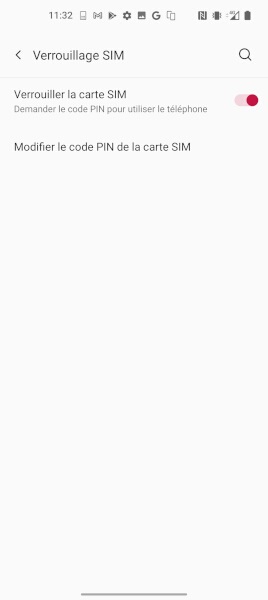 Modifier le code PIN de la SIM sur OnePlus 8 Pro