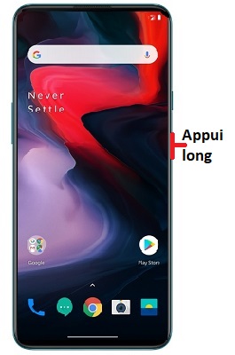 Comment éteindre le OnePlus Nord ?