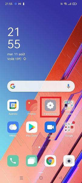 Activer l'allumage et l'extinction programmés sur Oppo