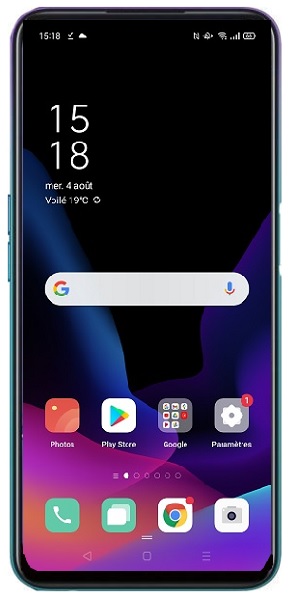 Comment allumer le OPPO A72 ?
