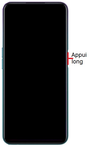 Comment allumer le OPPO A72 ?