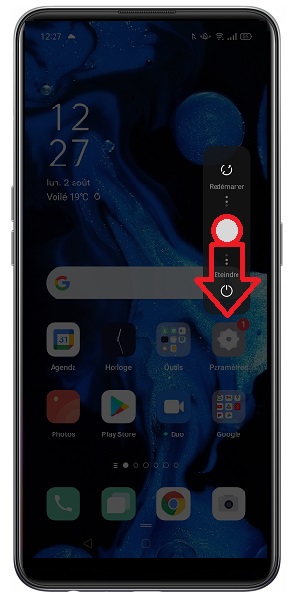 Comment éteindre le OPPO A94 ?