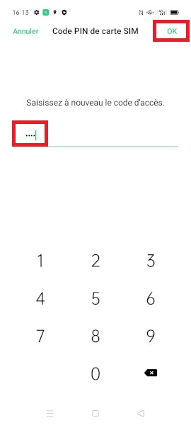 Modifier le code PIN de la SIM sur OPPO Find X2 Lite
