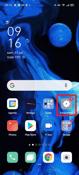 Modifier le code PIN de la SIM sur OPPO Reno 4