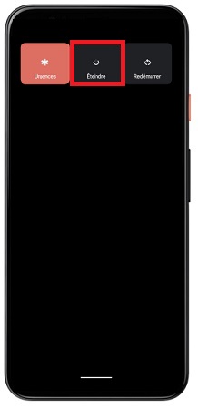 Comment éteindre le Google Pixel 4 ?