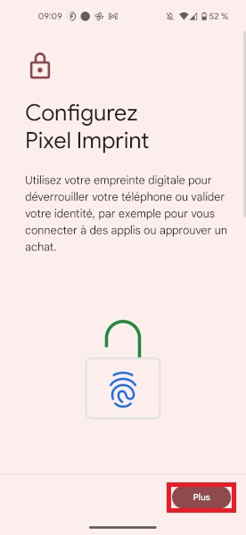 Configurer le capteur d’empreinte digitale