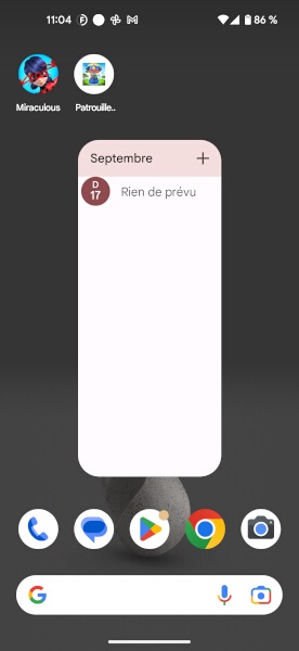 Ajouter et organiser des widgets